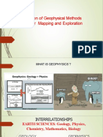 Application of Geophysical Methods For Mapping and Exploration