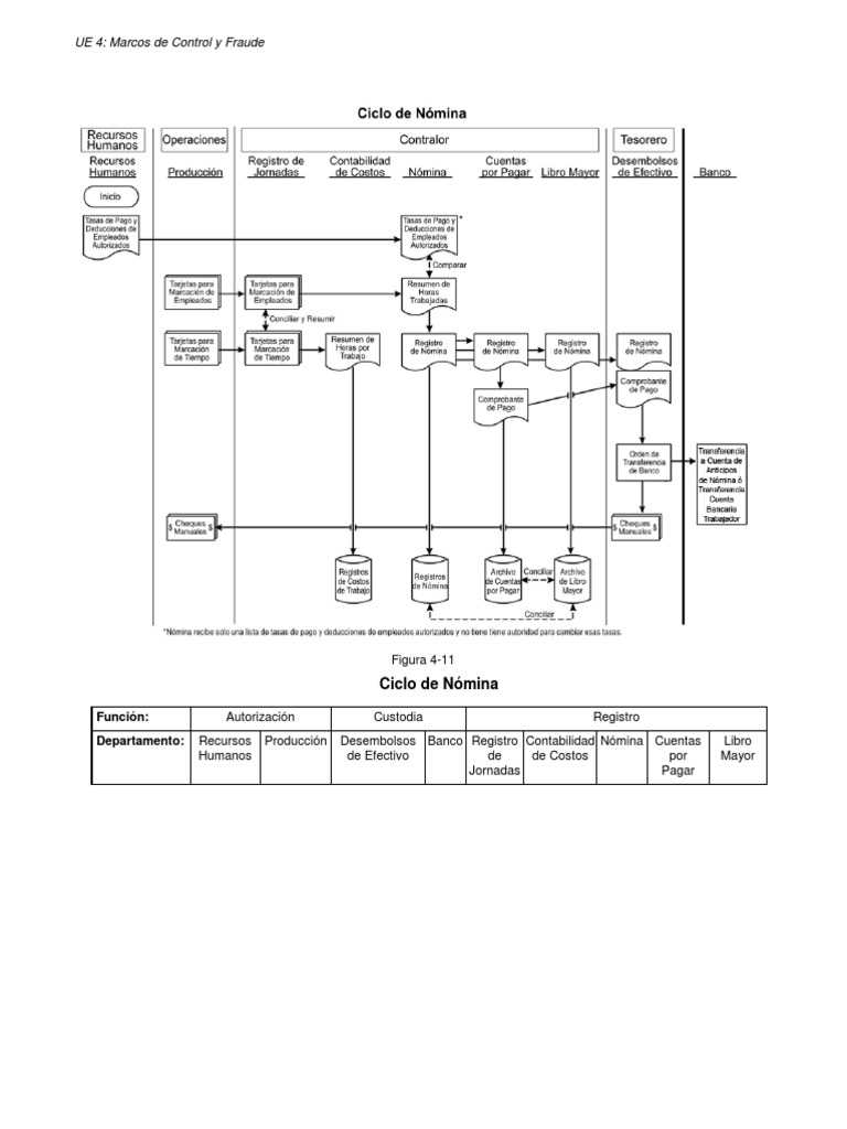 Auditoría del Ciclo de Nómina y Fraude | PDF | Software | Auditoría