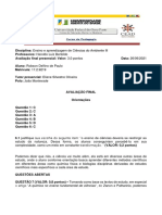 AF Ciências III 1sem2021