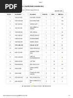 Parts Available For: E-1 (Water Pump /cooling Fan) : Ref No. Part Number Description Reqd. No MOQ MRP (RS.)