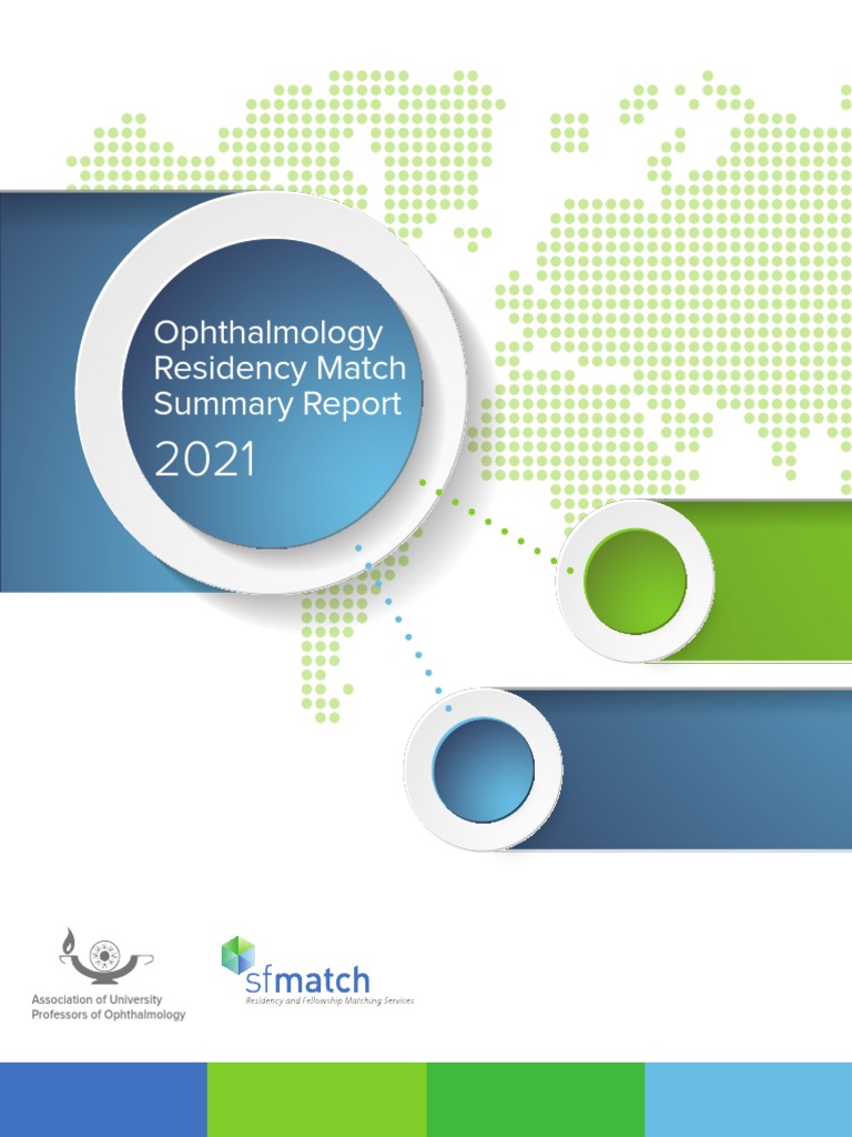 Ophthalmology Residency Match Summary Report Association of University