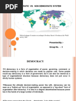 Democratic vs. Non Democratic System