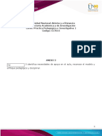 Anexo 2 - Fase 3 - Identifica Necesidades de Apoyo en El Aula, Reconoce El Modelo y Enfoque Pedagógico y Disciplinar