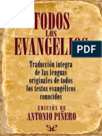 Todos Los Evangelios. Traducción Íntegra de Las Lenguas Originales de Todos Los Textos Evangélicos Conocidos ( PDFDrive )