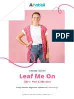 Leaf Me on Vest Pink Collection Fr