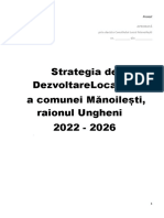 Strategia de Dezvoltare Locală A Com. Mănoilești Pentru Anii 2022 - 2026