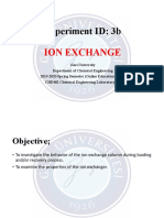 Experiment ID: 3b: Ion Exchange
