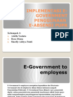 dokumen "Implementasi E-Government Penggunaan E-Absensi PUPR