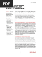 Primavera p6 r8 Data Sheet 193061