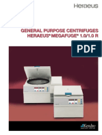 General Purpose Centrifuges Heraeus Megafuge 1.0/1.0 R