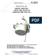 DR Mach 130f 130 Directions For Use