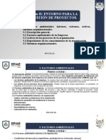 Factores ambientales y sistemas organizacionales que influyen en proyectos