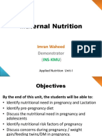 Lect-2. Maternal Nutrition Unit 1