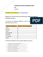 Práctica de Factorización  (2)