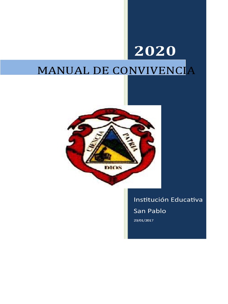 Manual de Convivencia | PDF | Acoso cibernético | Violencia