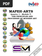 Mapeh-Arts: Quarter 1 - Module 7: The Principles and Processes of Modern Art