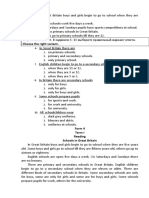 II Прочитайте текст. В заданиях 6-10 выберите правильный вариант ответа. Choose the right variant