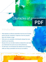 Obstacles of Presenting