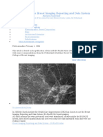 Introduction To The Breast Imaging Reporting and Data System