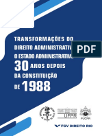 Transforma_es Do Direito Administrativo - o Estado Administrativo 30 Anos Depois Da Constitui__o de 1988
