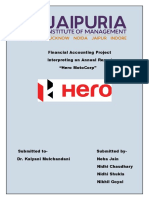 Interpreting Hero MotoCorp Annual Report