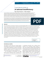 (1479683X - European Journal of Endocrinology) ENDOCRINOLOGY IN THE TIME OF COVID-19 - Management of Adrenal Insufficiency