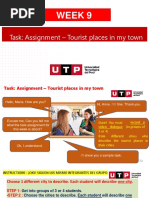 Week 9: Task: Assignment - Tourist Places in My Town