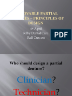 Removable Partial Dentures - Principles of Design