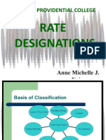 First City Providential College: Rate Designations