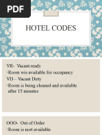 Hotel Codes