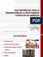 Plan continental para erradicar la peste porcina clásica