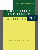 William Allan - Greek Elegy and Iambus - Martim