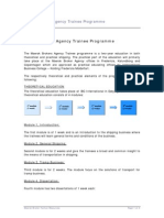 Agency Trainee - Programme Outline - PDF