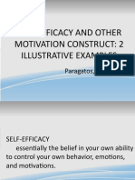 Self-Efficacy and Other Motivation Construct: 2 Illustrative Examples