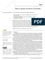 Durán Et Al, 2021, Impact of Bullwhip Effect in Quality and Waste in Perishable Supply Chain