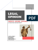 Legal Opinion - Index Animi Sermo