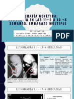 ECOGRAFÍA 11 - 13+6 SEMANAS y Embarazo Múltiple