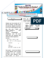 PDF Notacion Cientifica Operaciones Matematicas