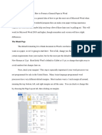 Writing UseWordToFormatPaper