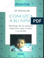 Conozca a Su Niño - Winnicott (Sólo Capítulos 2, 3 y 7)