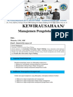 Modul 9. Manajemen Pengelolaan Usaha 10 September 2020