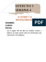 Proyecto 5 Semana 4: El Estado Y La Multiculturalidad