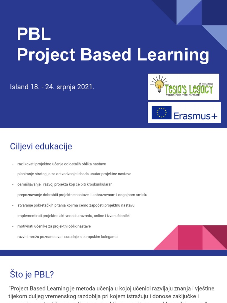 Project Based Learning | PDF