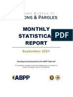 Pardons and Paroles statistical report
