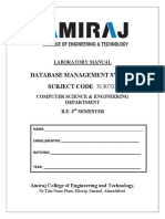 Dbms Lab Manual