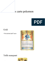 Prix carte pokemon