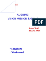 Aligning Vision Mission & Goals: Imi B Sai School