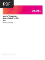 Splunk 8.2.3 SearchReference Regex