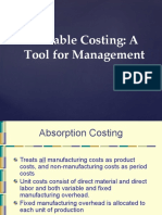 Variable Costing: A Tool For Management