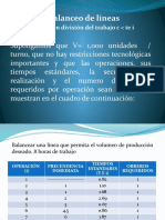 B.L. Cálculo Velocidad de Línea 18-2019